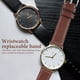 thumbnail image 2 of Correa de reloj de cuero Correa de reloj de repuesto Correa de reloj de pulsera Correa de reloj de cuero, 2 of 6
