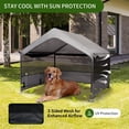 thumbnail image 2 of Caseta para Perro Summertrail Extra Grande Gris para Exterior, 2 of 9