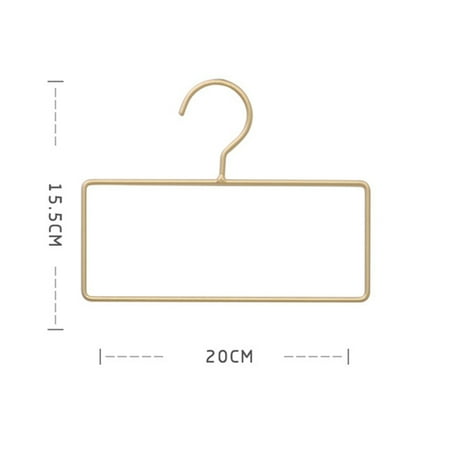 Towel Rack Gold AkoaDa Nordic Style Creative Geometric Design Iron Art Wall Towel Hooks Fashion Clothes Tie Storage Rack Home Room Closet Decor ()