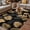 Gold Black, variant on Black Golden Palm Leaf Outdoor Rug for Patio/Deck/Porch, Non-Slip Large Area Rug 3 x 5 Ft, Tropical Plant Modern Luxury Indoor Outdoor Rugs Washable Area Rugs, Reversible Camping Rug Carpet Runner