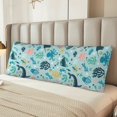 thumbnail image 2 of Kdxio Sea Animal Print Body Pillow Cover with Zipper,Soft Body Pillow Pillowcase,Long Pillow Case Cover,20x54 Inch, 2 of 7