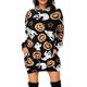 thumbnail image 2 of Sudadera con Capucha Yuyangstore Vestido de Sudadera Colorido Negro Naranja XXXL, 2 of 4