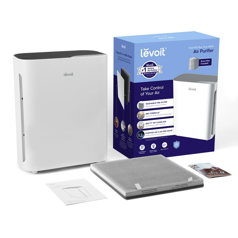 LEVOIT Compact True HEPA Air Purifier with Replacement Filter 