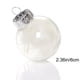 thumbnail image 3 of Bolas de adornos navideños inquebrantables | Esferas transparentes de plástico rellenables | Decoración navideña ligera de 6 cm de diámetro | Rojo Rosa Porrete Verde Blanco Variado | Mochila duradera, 3 of 6