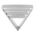 thumbnail image 1 of Uxcell Triangle Cookie Cutter Set Assorted Sizes Stainless Steel Geometric Baking Pastry Cookie Cutters Molding, 1 of 6