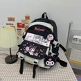 thumbnail image 1 of Sanrios Hello Kittys Backpack Anime Kawaii Cartoon Figure Casual Student Schoolbag Backpack Versatile Large Capacity Halloween, 1 of 4
