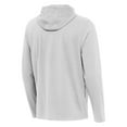 thumbnail image 3 of Men's Antigua Gray Athletics Connected Quarter-Zip Pullover Hoodie, 3 of 3