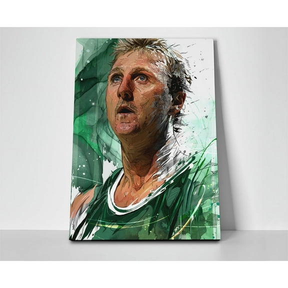 Larry Bird Poster or Wrapped Canvas