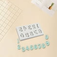 thumbnail image 5 of Taotanxi Silicone Fondant Molds 3D Number 0-9 Fondant Chocolate Baking Molds for Cake Decoration Cupcake Topper Candy Desserts Gum Paste Polymer Clay, 5 of 6