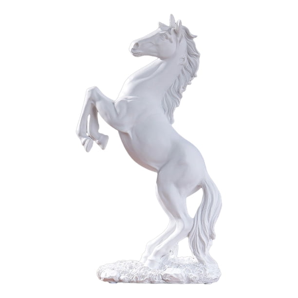 Figura de caballo simulada que trae buena suerte y riqueza. Estatua de resina de caballo. Decoración Feng Shui. Adorno de escritorio para el hogar y la oficina. Regalo del Año del Caballo.