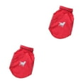 thumbnail image 3 of ZheElen Polyester Easy To Clean Dog Raincoats Stylish Waterproof Coating Comfortable Wear Dog Rain Coat red L 2Set, 3 of 6