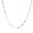 Silver, variant on Colored Niche Beads Stainless Steel Lip Chain Necklace