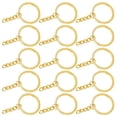thumbnail image 1 of Phenofice 100Ud Anillos De Metal Dorados Para Llaveros Conector Para Manualidades Y Especial, 1 of 8