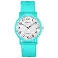 thumbnail image 1 of Reloj de cuarzo de moda casual para mujer Reloj con correa de cuero de silicona Estilo digital Wmkox8yii gfajkfgbkjabf1695, 1 of 1