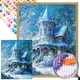 thumbnail image 1 of (ZQS054-AB) Serie paisaje Castillo ensueño con diamantes redondos resina 40*50CM tamaño lienzo 45*55CM, 1 of 9