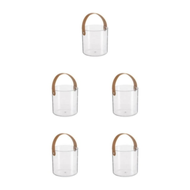 ZheElen Cocktail Crée et Refroidit Glace avec Seau de Rangement Déclaration Petit 13*13*13CM 5Set