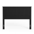 thumbnail image 3 of Wainscott Wood Panel Headboard in Black -  Full Size, 3 of 6