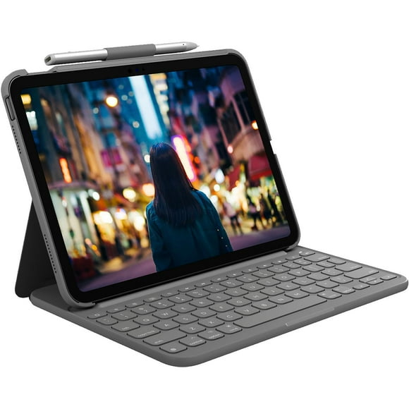 Funda LOGITECH Slim Folio Teclado Compatible iPad 10 Gen 10.9"