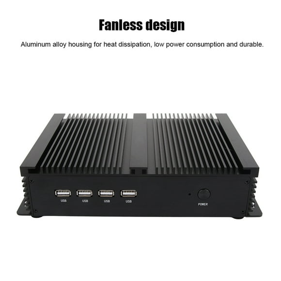 Durable Mini PC Mini Host Fanless Design For Game Work