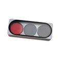 thumbnail image 1 of koolsoo Embouts de Queue de Billard Portables avec Étui de Rangement Embouts de Queue de Snooker Bâton de Queue de Billard 3 Pcs Gris, 1 of 9