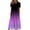 Multicolor, variant on Dresses For Women 2024 Wedding Guest Short Sleeve Swing With Pockets Gradient Knee Length Round Neckline Beach Vacation Sun Dress