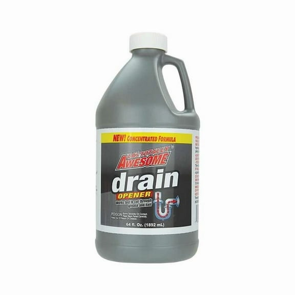 DDI 2379848 Awesome Drain Opener, 64 oz - Case of 6