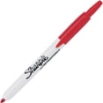 thumbnail image 4 of Sharpie® Retractable Permanent Markers, Fine Point, Red, Box Of 12, 4 of 9