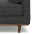 thumbnail image 6 of Morrison 42 inch Wide Mid-Century Modern Arm Chair in Charcoal Grey, 6 of 11