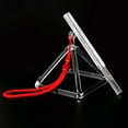 thumbnail image 3 of Transparent Crystal Singing Pyramid - 12-inch Sound Healing Instrument for Yoga & Meditation with Deep Resonant Vibrations, Smooth Surface, and Percussion Rod Included, 3 of 6