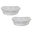 thumbnail image 1 of Oleegame 2PC Spoon And Lid Rest Transparent Storage Rack PS Oval Bathroom Storage Basket Bathroom Kitchen Storage Rack Clear, 1 of 4
