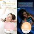 thumbnail image 4 of Réveil Intelligent WiFi, Double Alarme avec Contrôle APP/AXEA Fonction Simulation Lever/coucher de Soleil, 4 of 5