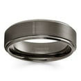 thumbnail image 2 of Gunmetal Tungsten Ring 6mm Gray Tungsten Ring Anniversary Ring Tungsten Wedding Band, 2 of 2
