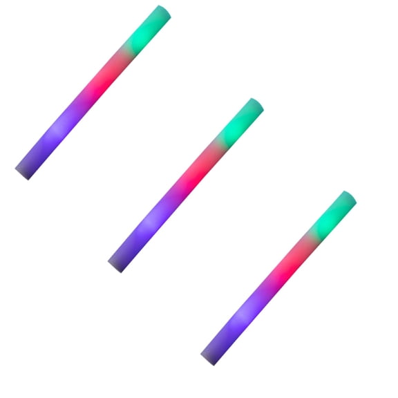 LKZQHMC Foam Glow Sticks Colorful Flashing,Foam Light Up Sticks,LED Light Sticks,Glow Sticks Party Pack for Halloween,New Year,Wedding,Raves,Concert,Christmas,Multicolor