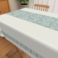 thumbnail image 4 of Nanqianyi Sage Green Leaf Floral Tablecloth,Waterproof Oilproof Home Party Rectangle Table Cover,70x52 Inch, 4 of 6
