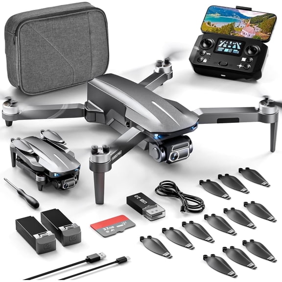 NBD 4K Drone  with Camera for Adults, 52-Min Flight, 10,000FT Range, 249g Foldable FPV Quadcopter, 5G WiFi, Brushless Motor, Smart Return Home (Grey)