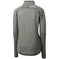 thumbnail image 3 of Women's Cutter & Buck Heather Gray Idaho State Bengals Mainsail Sweater-Knit Full-Zip Jacket, 3 of 3
