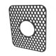 thumbnail image 4 of Protector de fregadero para cocina, alfombrilla antideslizante de silicona resistente al calor para la parte inferior del fregadero de drenaje central, fregadero de porcelana de acero inoxid, 4 of 10