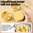 thumbnail image 4 of Press Type Ice Tray with Lid for Kitchen, Sealed Leakproof Ice Maker, Long Strip Mold for Freezer, Portable Ice Pop Maker for Iced Coffee Cocktail Party, Stackable Plastic, 4-Cavity, 4 of 6