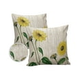thumbnail image 2 of Outdoor Throw Pillow Cover Farmhouse Vintage Sunflowers on Wooden Grian Waterproof Cushion Covers 2 Pack Still Life Pillow Cases Home Decoration for Patio Garden Couch Sofa, 2 of 7