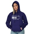 thumbnail image 3 of Sarcasm Loading Please Wait Unisex Plus Fleece Graphic Hoodie Brisco Brands 4X, 3 of 5