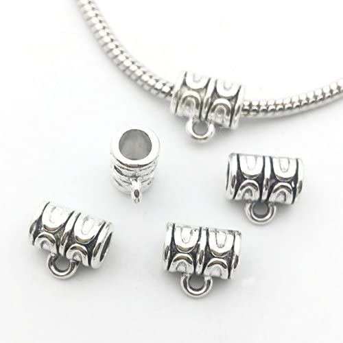 100g About 125pcs Mix Tibetan Silver Color Connectors Bails Beads for Jewelry Making fit European Charm Bracelet Beads Charms for Jewelry Making WM079 100g About 125pcs Mix Tibetan Silver Color Connectors Bails Beads for Jewelry Making fit European Charm Bracelet Beads Charms for Jewelry Making WM079