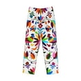 thumbnail image 4 of Fotbe Mexican Bright Style Men's Pajama Pants,Sleepwear Pants,Pj Bottoms Drawstring And Pockets-Small, 4 of 9