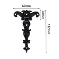thumbnail image 2 of Door Hinges,Cabinet Door Hinges Vintage Style Garage,Jewelry Wooden Fittings Accessories,House Garage Faux Hinges Hardware Retro Cabinet,90 Degree Folding Support Hinge 270 Baoblaze Bisagras de puerta, 2 of 8