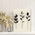 thumbnail image 2 of Qisvanset Framed Canvas Wall Art 12x16 Inch Black White Leaf Botanical Modern Farmhouse Wall Art, 2 of 5