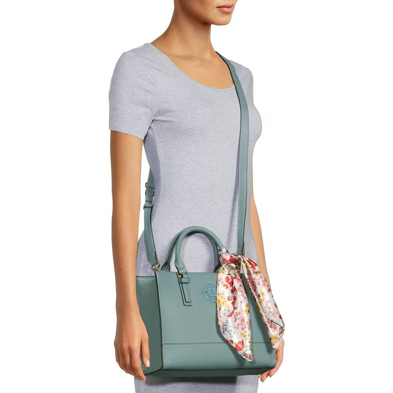 Nanette Lepore Women s Madilyn Convertible Satchel Blue Walmart