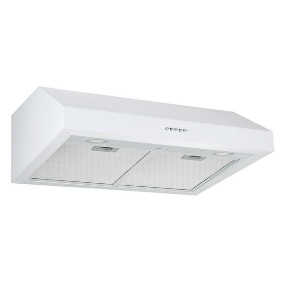 Ancona 30” Ducted Under Cabinet Range Hood in White