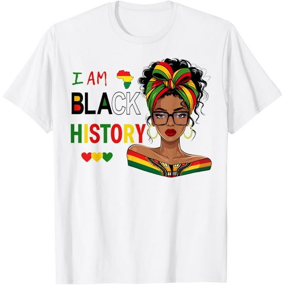 I'm Black History Month African American Women T-Shirt Shirts