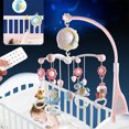 thumbnail image 7 of Ltrototeall Nightlight Music Projection Crib Mobile with Remote Control, Pink, 7 of 7