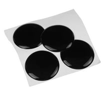 FESTFENDS 4Pcs Car Door Lock Cover for Automotive with PVC and Carbon Fiber for Key Hole