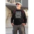 thumbnail image 2 of Halloween Human Zombie Costume Mens Long Sleeve T Shirt, 2 of 5